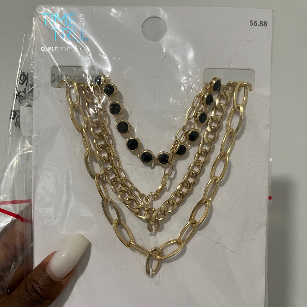 Gold Layered Necklace 6$